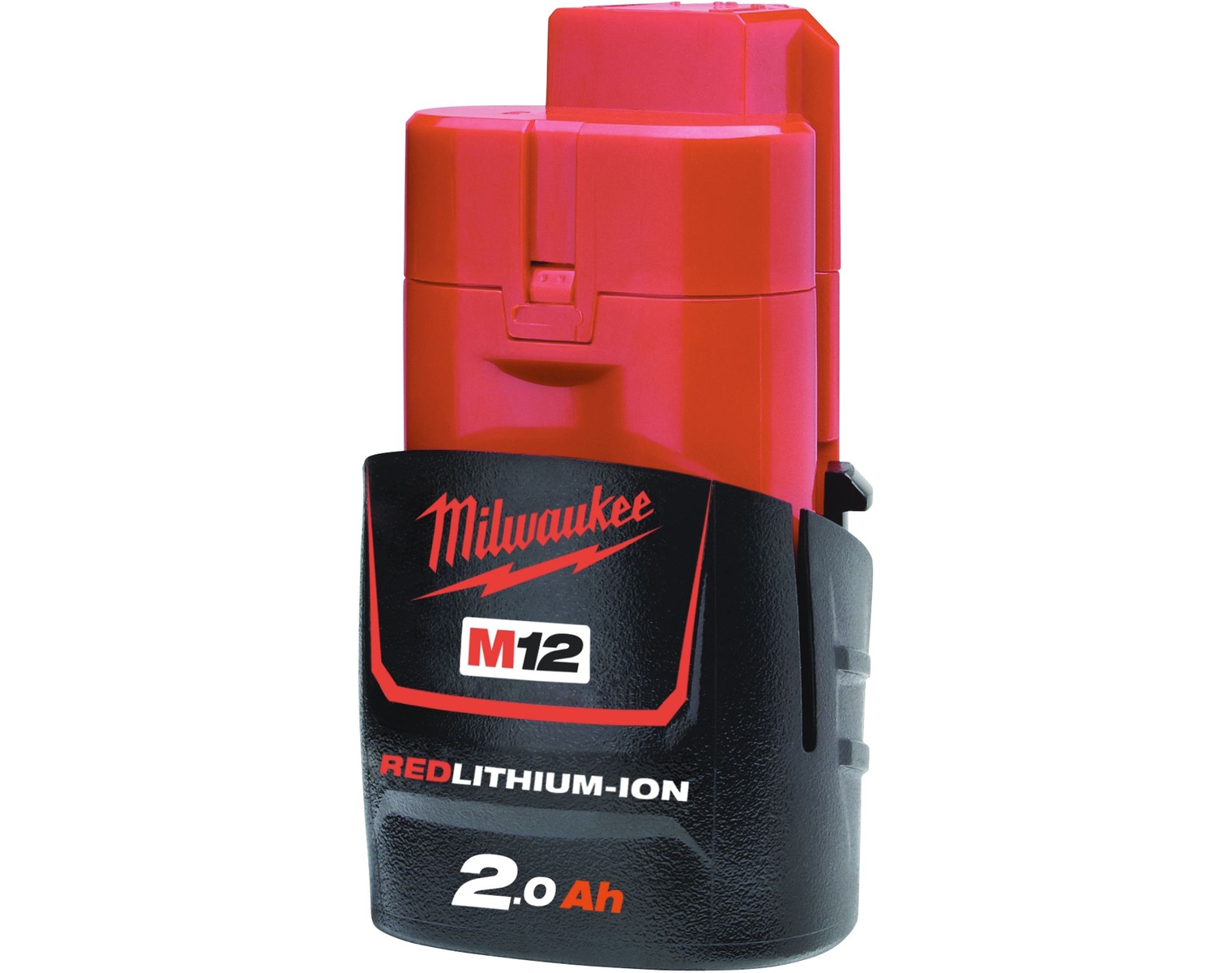 MILWAUKEE Akku M12 B2 (12 V / 2.0 Ah RED Li-Ion Akku) Ersatz Batterie Akkupack
